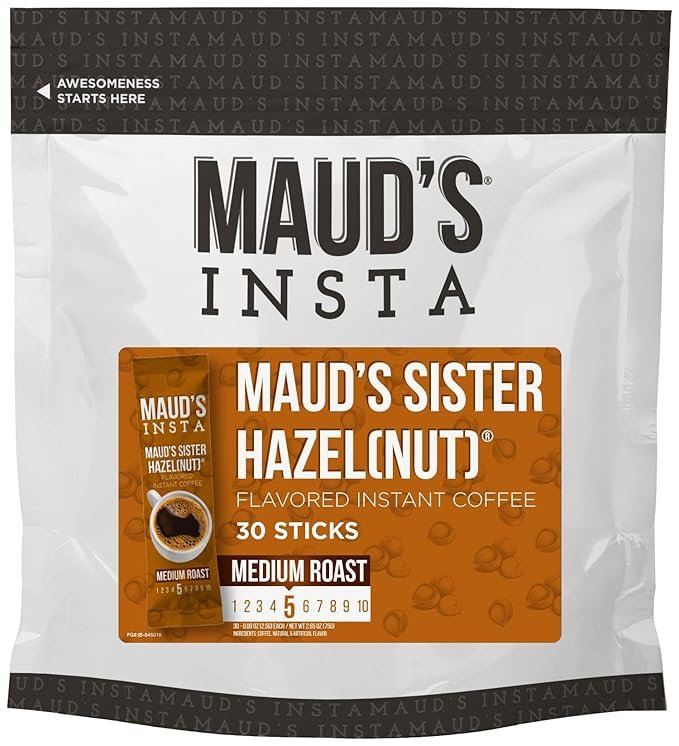 1 Sweet Hazelnut Coffee (Sister Hazelnut), 26ct. Solar Energy Produced Hazelnut Flavored Instant Coffee Stick Packs, 100% Arabica Flavored Coffee California Roasted, Hot or Iced Coffee

Renamed Product: Solar Burst Hazelnut Delight Coffee, 26ct. Instant Coffee Sticks