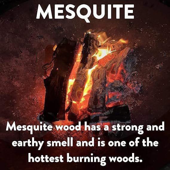 4 BB Co. Firewood Pack | QuickLight Firestarter Included | Variety of Pinion, Juniper, and Mesquite | Conveniently Ignite and Enjoy | Premium Campfire Fuel | 19 lb