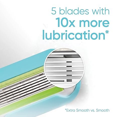 2 Venus Smooth Shaving Kit for Women, includes 1 Venus Shaver and 2 Replacement Blades, Ensures a Precise and Silky Shave