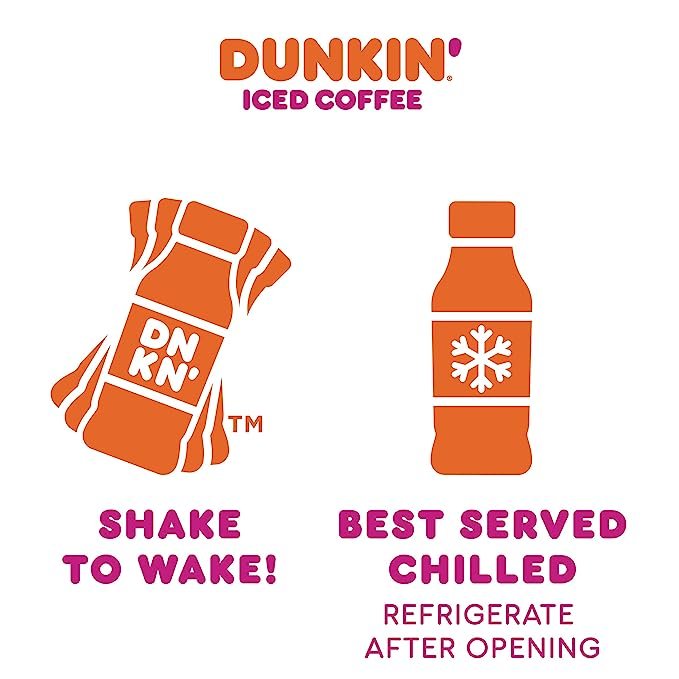 3 Dunkin Donuts Chilled Coffee, Mocha, 13.7 Fl Oz (Pack of 12)