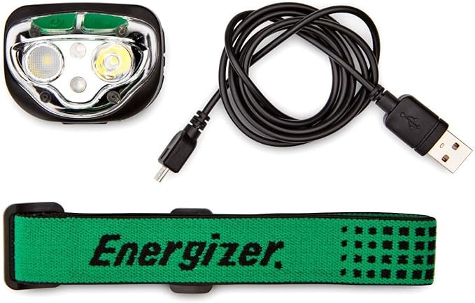 4 LED Headlamp Flashlights by Energizer, Versatile and Reliable Lighting Solution for Various Activities, Complete with Batteries