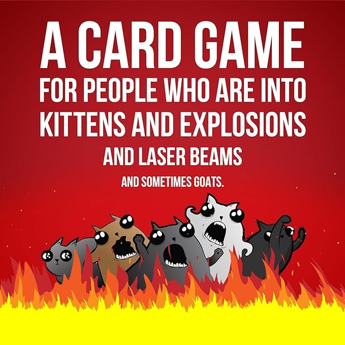 3 Boom Cats LLC - A Game of Chance Card Game, Entertaining and Suitable for All Ages - Card Games for All, from Kids to Adults - For Groups of 2-5 Participants.
