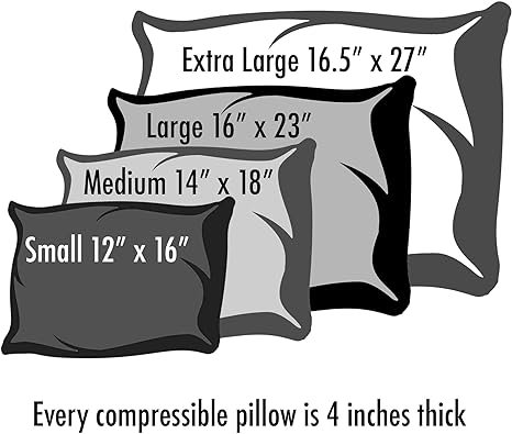 4 Amethyst Travel Pillow for Camping, Backpacking, Airplanes and Road Trips