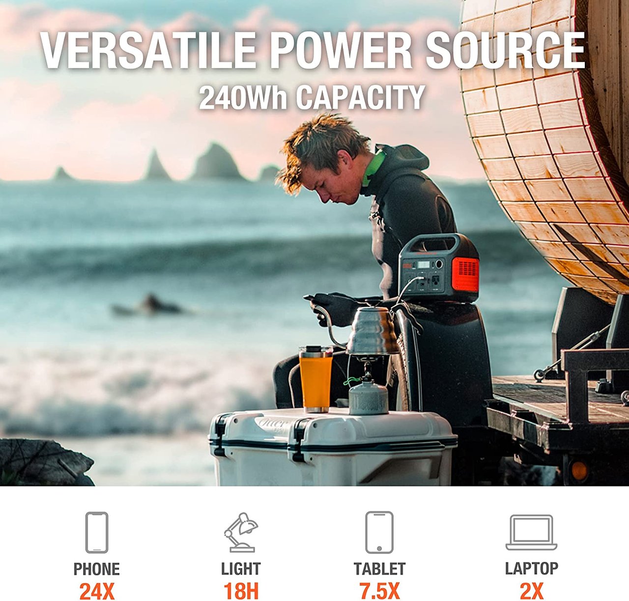 3 Explorer 240 Portable Power Station by Jackery