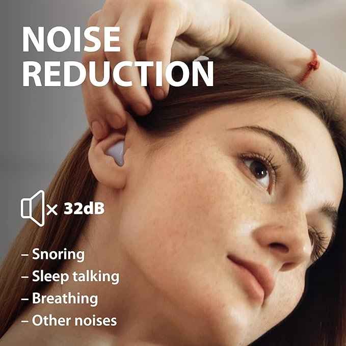 3 PQ Wax Ear Plugs for Sleep - 15 Silicone Wax Earplugs for Sleeping and Swimming - Gel Ear Plugs for Noise Cancelling, Ear Protection - Sleeping Earplugs with Sound Blocking Level of 32 Db (15-Pillows)