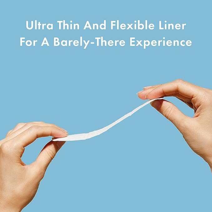 4 Rael Panty Liners for Women, Organic Cotton Cover - Thin Pantiliners, Light Absorbency, Unscented, Chlorine Free (Micro Thin, 280 Count)