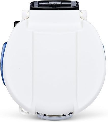 2 Igloo 5 Gallon Wheeled Portable Sports Cooler Water Beverage Dispenser with Flat Seat Lid, Blue, Model Number: 42256