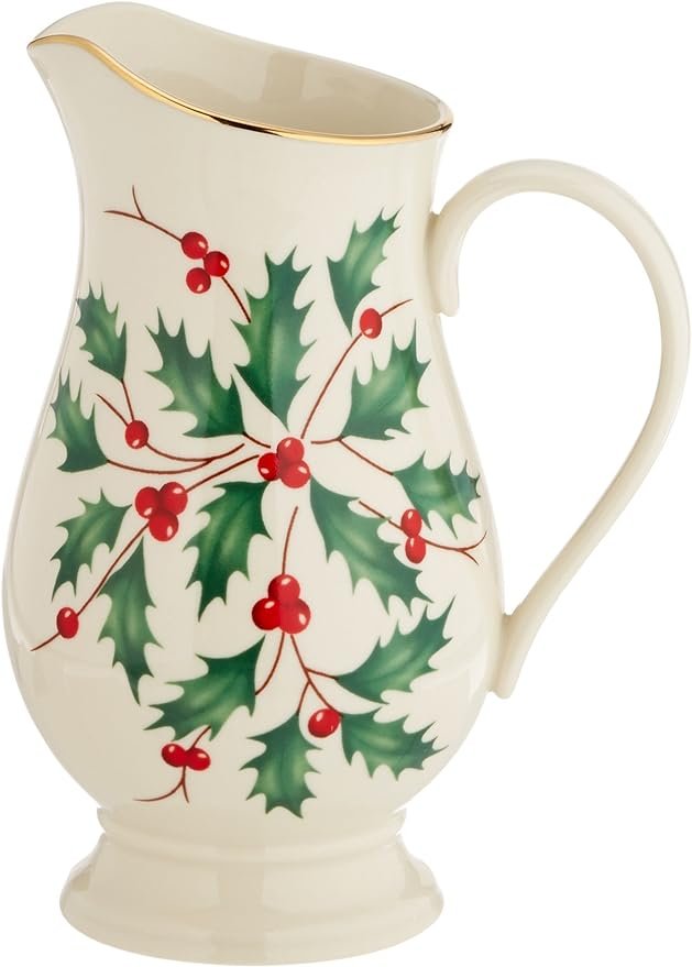 2 Holiday Porcelain Sugar & Creamer Set by Lenox