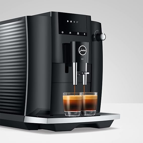 1 Jura E4 Ebony Automatic Coffee Machine