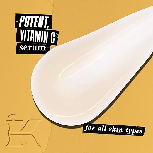 1 Kiehl's Powerful-Strength 12.5% Vitamin C Serum, Line-Reducing Concentrate for Face, Boosts Radiance & Firmness, Smooths & Plumps Skin, with Hyaluronic Acid, Dermatologist-Tested, Paraben-free