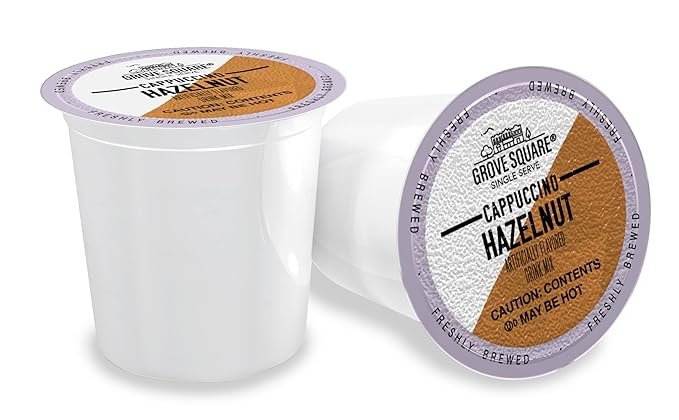1 Grove Square Hazelnut Cappuccino, Pack of 24 Single Serve Cups