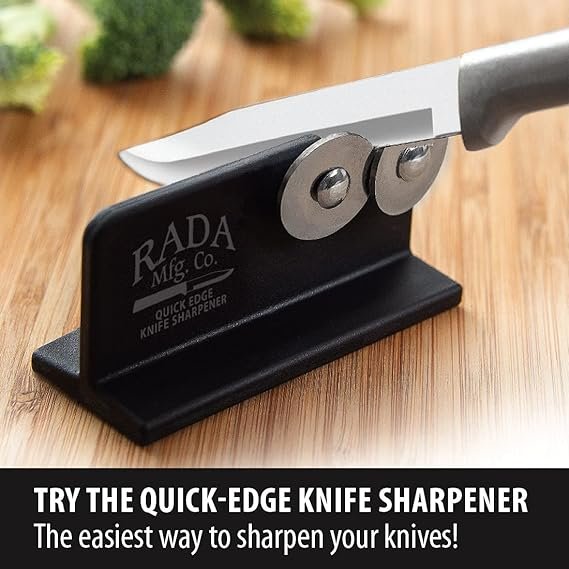 1 USA-made Stainless Steel Knife Sharpening Device by Rada Cutlery
