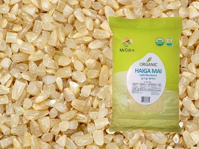 2 McCabe Organic Haiga Mai Rice - Haiga Rice 12 Lbs - Rich in Fiber & Minerals | USDA and CCOF Certified | Product of USA