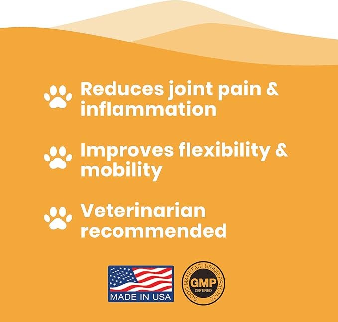 1 100% Natural Glucosamine for Cats - Pain Relief for Cats - Cat Hip and Joint Supplement Liquid - 260mg Glucosamine Chondroitin for Cats