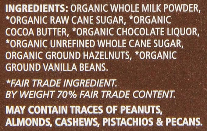 4 Equal Exchange Organic Mint Chocolate, 2.8-Ounce (Pack of 6)