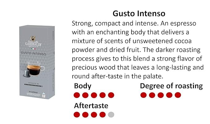 2 Garibaldi Gourmet Espresso Nespresso* Compatible Pods (Bold Flavor, 60 Pack)