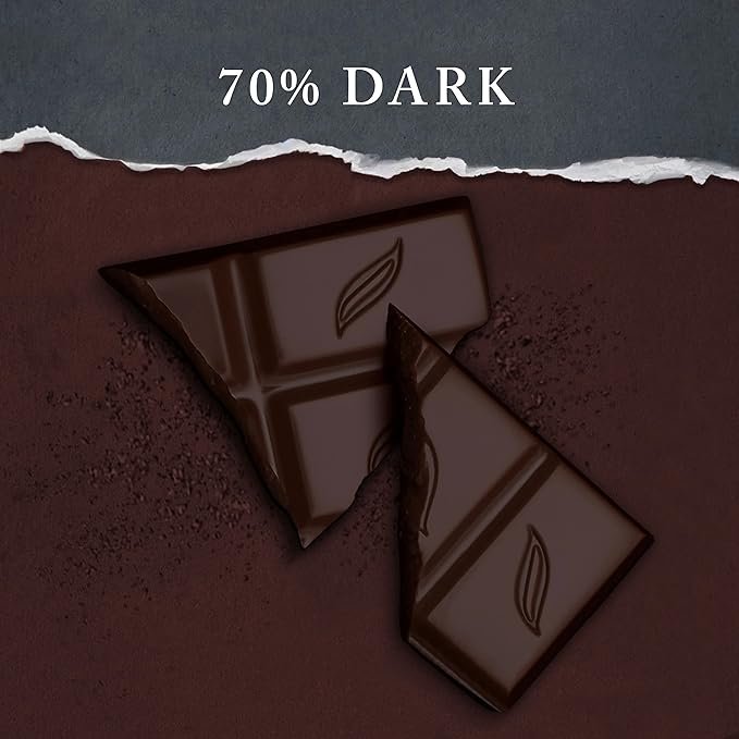 4 Green & Black's Organic Dark Chocolate Bar, 70% Cacao, 10 - 3.17 oz Bars