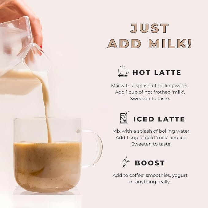3 Blume Salted Caramel Latte - Organic Sugar-Free, Keto-Friendly, Vegan And Gluten-Free Superfoods Latte - 100 Grams