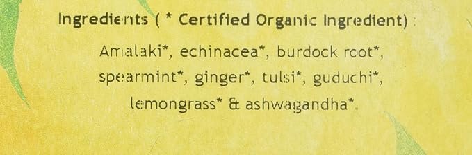 1 Davidson's Organics, Ayurvedic Infusions, Immunity, Loose Leaf Tea, 16-Ounce Bag
