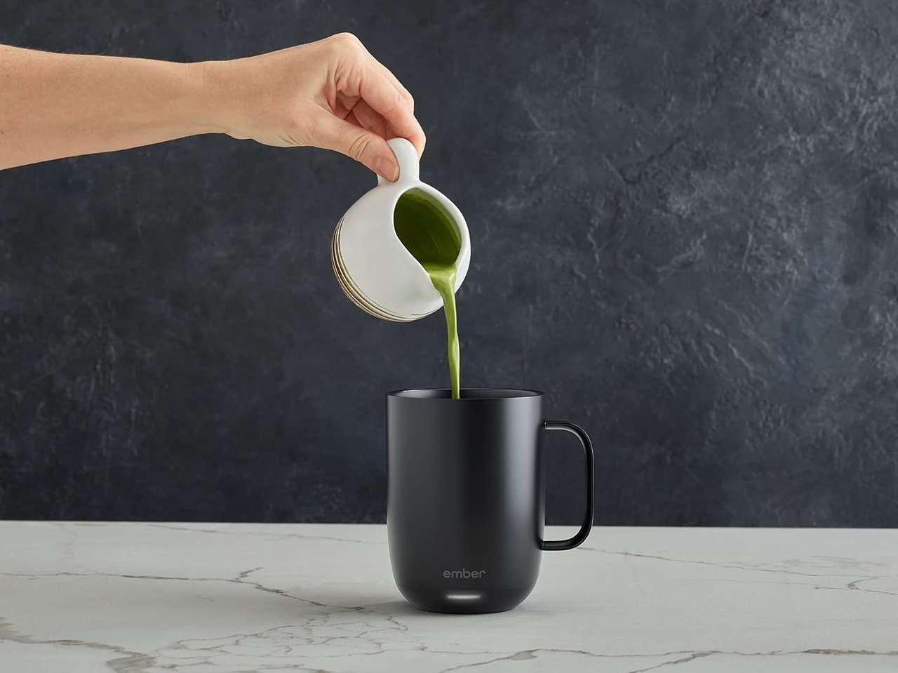 5 Ember 2 Smart Mug, 414 ml, Black, 80 min. Battery Life – App-Controlled Heated Mug – Upgraded Design
