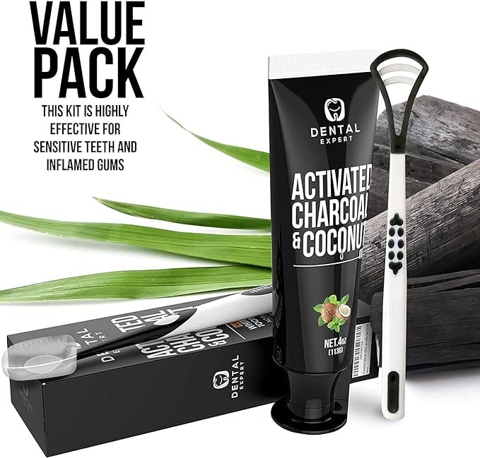 4 Activated Teeth Whitening Toothpaste - 2 Pack