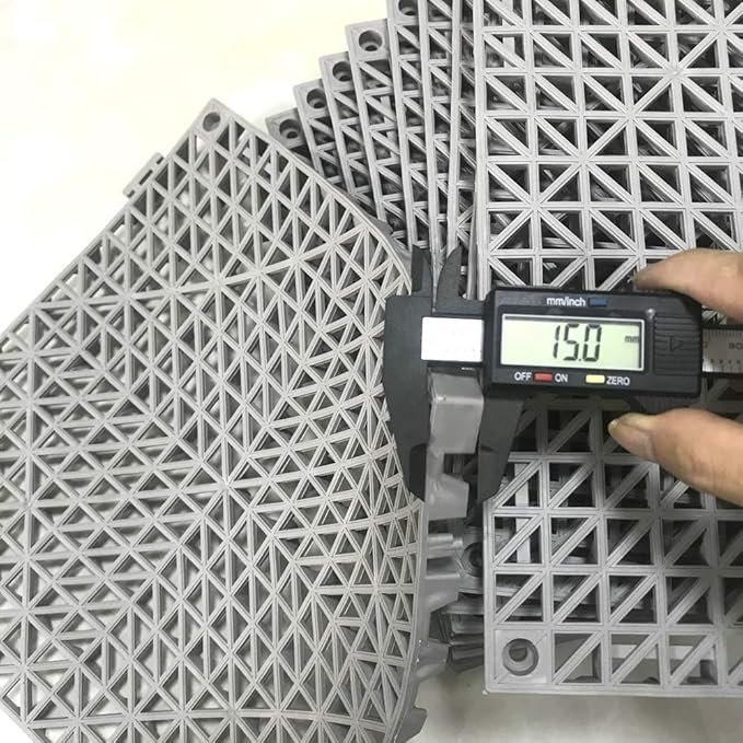 4 Gray Interlocking Cushion Mats