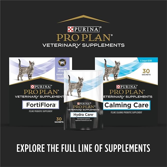 2 Purina Pro Plan Veterinary Supplements FortiFlora Cat Probiotic Supplement for Cats with Diarrhea - 30 ct. Box