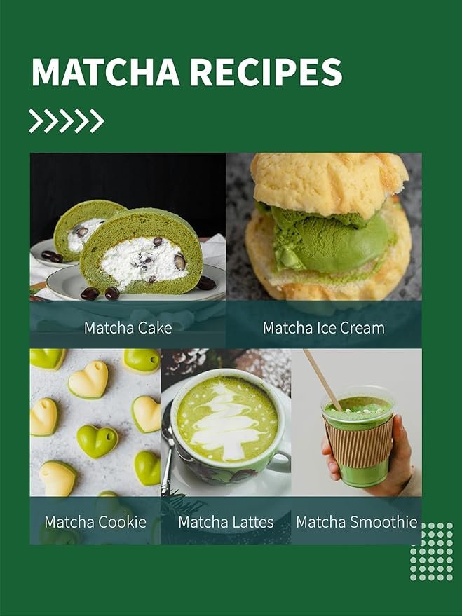5 HYNTMYT Organic Matcha Green Tea Powder, Premium First Harvest Organic Matcha Powder for Smoothies, Latte and Baking, 7oz