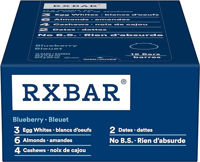 1 RXBAR Protein Bar Blueberry 12x52g (Pack of 12)