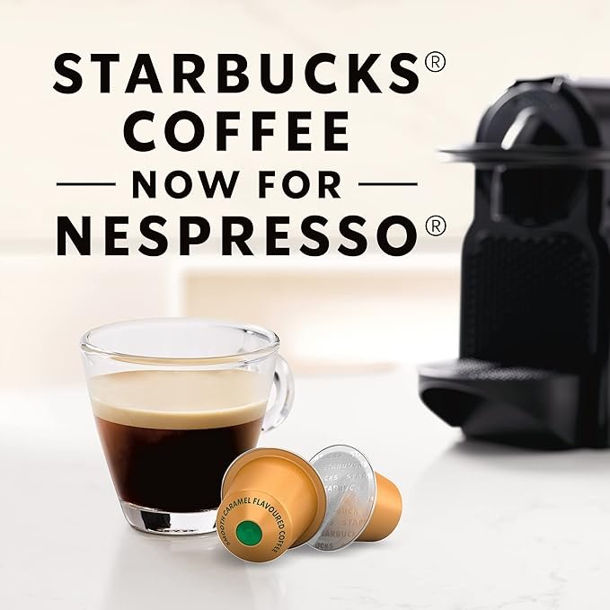3 Starbucks Caramel Coffee for Nespresso Original Line System (50 single serve capsules) Naturally Flavored