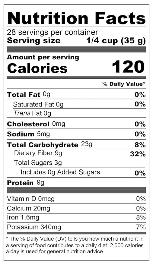 1 Yupik Peas, Organic Split Yellow, 2.2 lb, Pack of 1