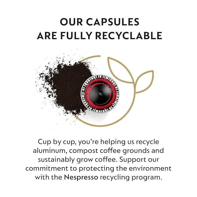 2 Nespresso VertuoLine Half Caffeinato Capsules - 10 Count (Pack of 3)