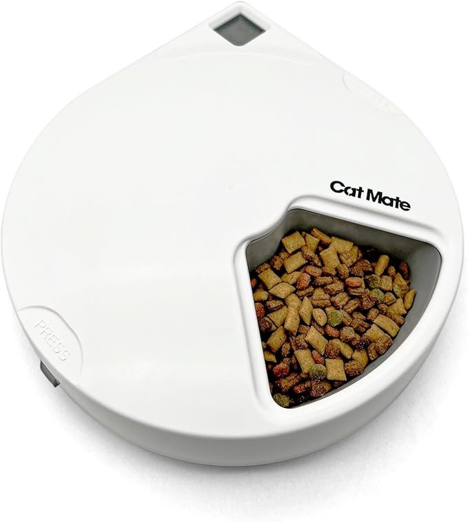 3 Cat Mate C500 - 5 Meal Digital Automatic Feeder with Ice Packs for Cats and Small Dogs
