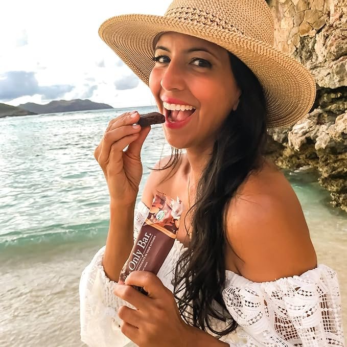 3 Truvani Plant Based Snack Bars | 7g Protein | 12 Pack Chocolate Peanut Butter | Organic | Vegan | The Only Bar | Dairy, Soy, and Gluten Free | Individually Wrapped