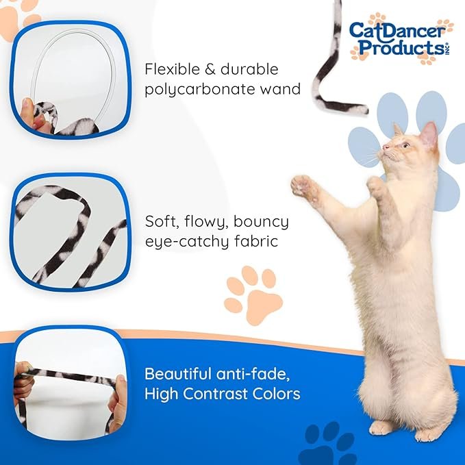 2 Cat Dancer Products Charmer Interactive Cat Toy
