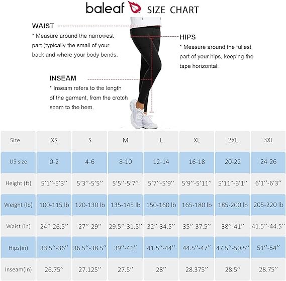 4 BALEAF Women's Fleece Lined Water Resistant Legging High Waisted Thermal Winter Hiking Running Pants Pockets