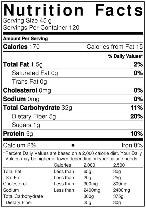 1 McCabe Organic 8 Mixed Grain - Organic Whole Mixed Grains Rice Mix 12Lbs | Rich with Fiber & Minerals | USDA and CCOF Certified | Product of USA