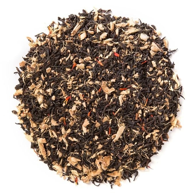 1 Davidson's Organics, Ginger Peach, Loose Leaf Tea, 16-Ounce Bag