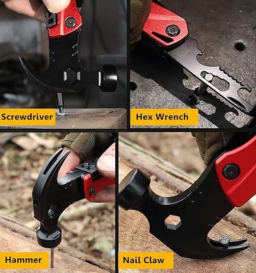 2 16-in-1 Compact Ultimate Survival Multitool: The All-in-One Pocket Hammer