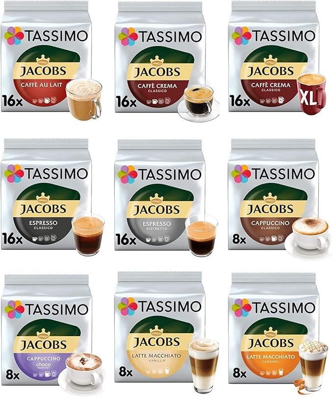 2 Tassimo Beverage Pods – Assorted Blends from Leading Brands