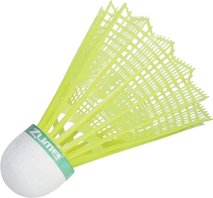 4 Zume Portable Shuttlecock Set with Standalone Base - Effortless Setup on Any Terrain - No Equipment or Anchoring Necessary