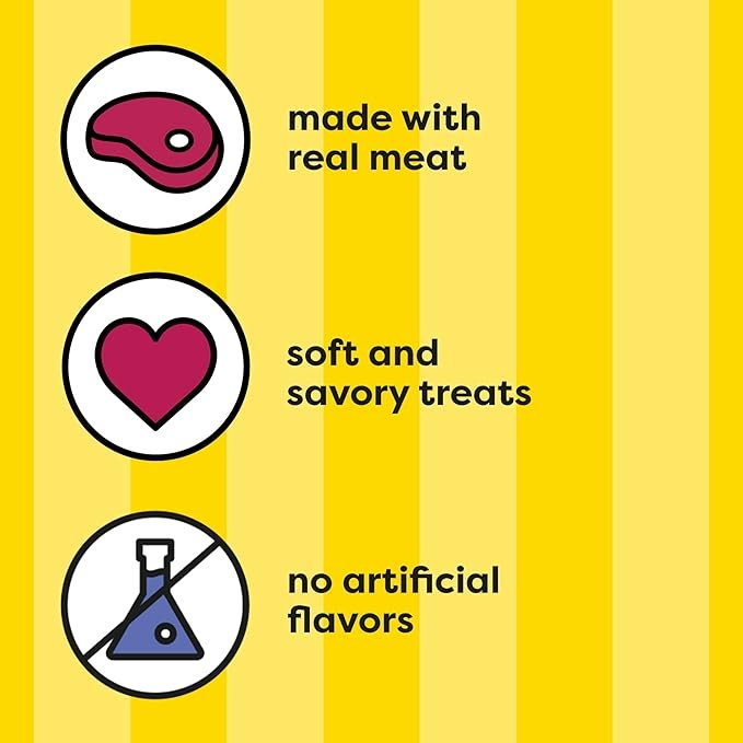 1 TEMPTATIONS Meaty Bites, Soft and Savory Cat Treats, Tuna Flavor, 4.12 oz. Pouch