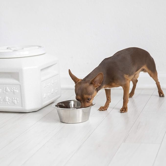 3 Gamma2 Vittles Vault Dog Food Storage Container With Airtight Lid, Up To 10-15 Pounds Dry Pet Food Storage, Made in USA