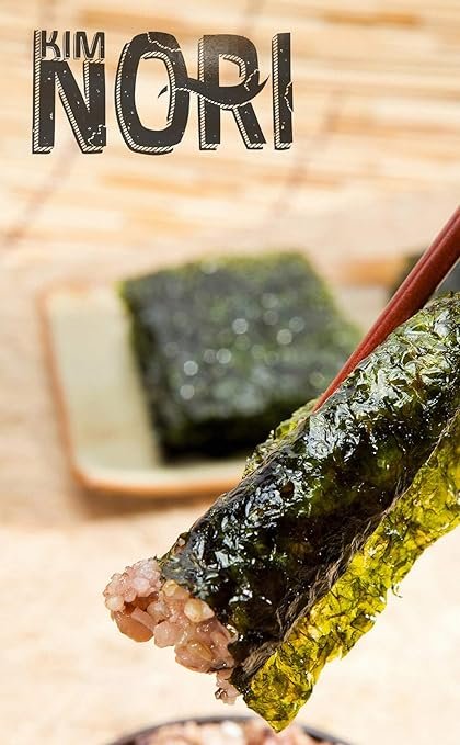 3 Kimnori Organic Seasoned Roasted Seaweed Snacks - 4g X 12 Pack (48g) Kim Nori - 12 Individual Packs (Sea-Salt Flavor 12 Pack)