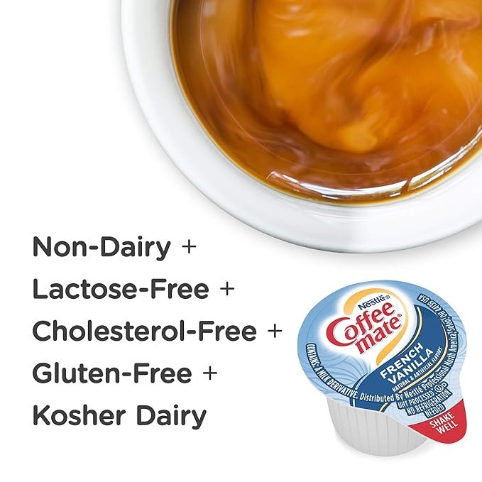 1 Nestle Coffee Companion Creamer Singles Assorted Pack, Classic, Vanilla, and Nutty Blend, Dairy-Free, No Need for Refrigeration, 150 Pack (3 Packs)