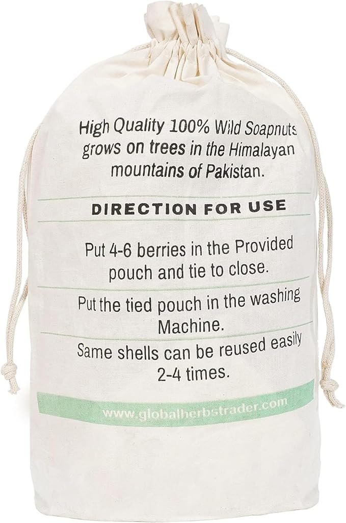 1 Cure wid Pure Organic Soap Nuts Deseeded 8oz/225g with 1 Wash Bag Approx 90 Loads Eco-friendly Soap Nuts Laundry Detergent,Chemical &Fragrance-free Organic Soap Berries Non-toxic Laundry Detergent
