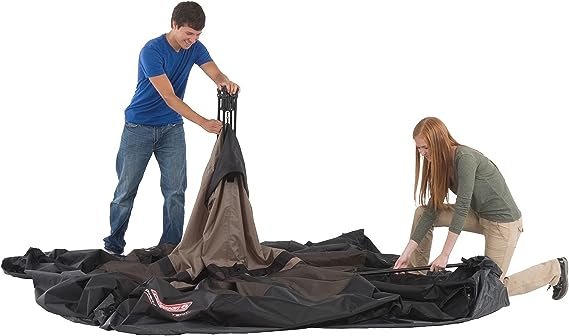 3 Coleman Camping Tent with Instant Setup, 4/6/8/10 Person Weatherproof Tent with WeatherTec Technology, Double-Thick Fabric, and Included Carry Bag, Sets Up in 60 Seconds