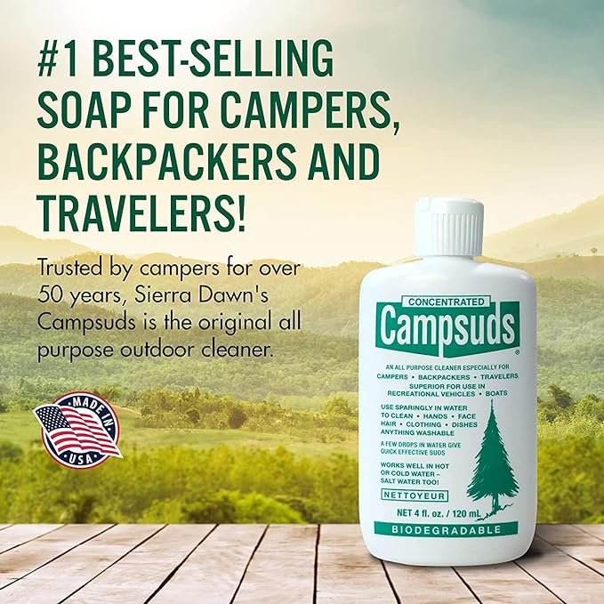 3 Sierra Dawn Bio All-Purpose Cleaner for Outdoor Use, Camping and Travel (2-Pack, 4oz)