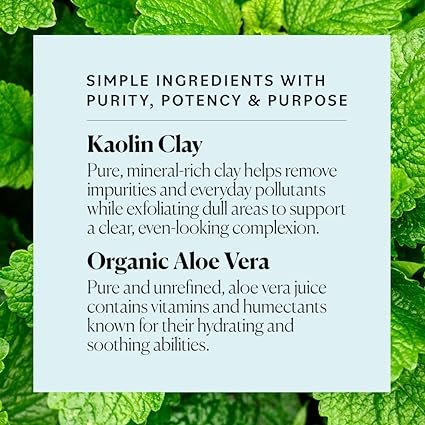 2 Sky Organics Blemish Control Bentonite Clay Detox Mask for Face to Detoxify, Cleanse & Soothe, 4 fl. Oz