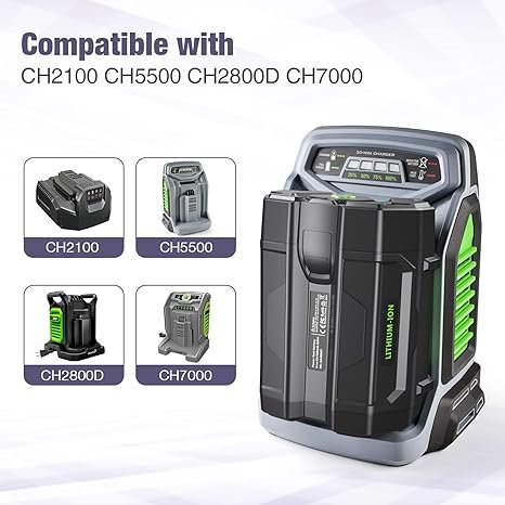 1 C D H 5500mAh 56V Battery Upgrade for EGO Power+ Cordless Tools